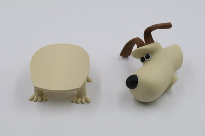 Wallace & Gromit Inspired Dog Toilet Roll Paper Storage Holder