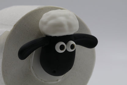 Wallace & Gromit Inspired Shaun The Sheep Inspired Toilet Roll Paper Storage Holder