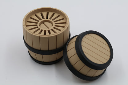 Mario DK Inspired Nintendo Switch / Switch 2 Cartridge Storage Barrel With Rotating Functionality